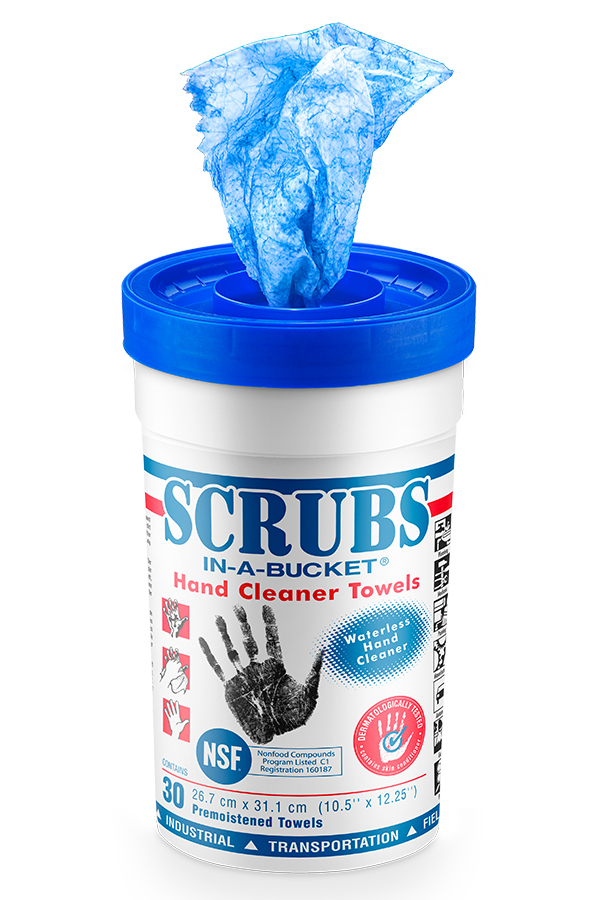 SCRUBS Hand Cleaner Towels 30 ITW Europe